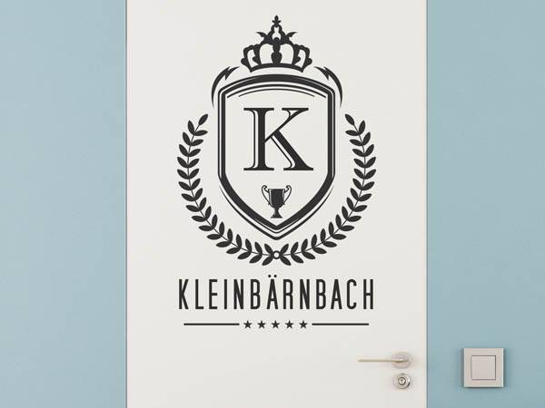 Wandtattoo Kleinbärnbach Wappen