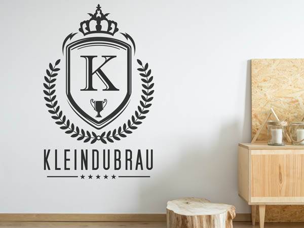 Wandtattoo Kleindubrau Wappen