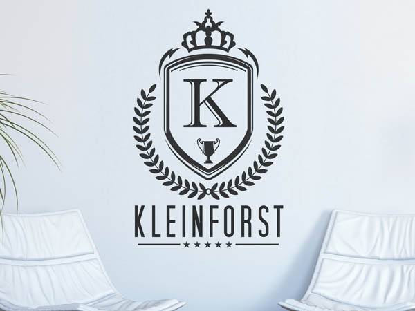 Wandtattoo Kleinforst Wappen