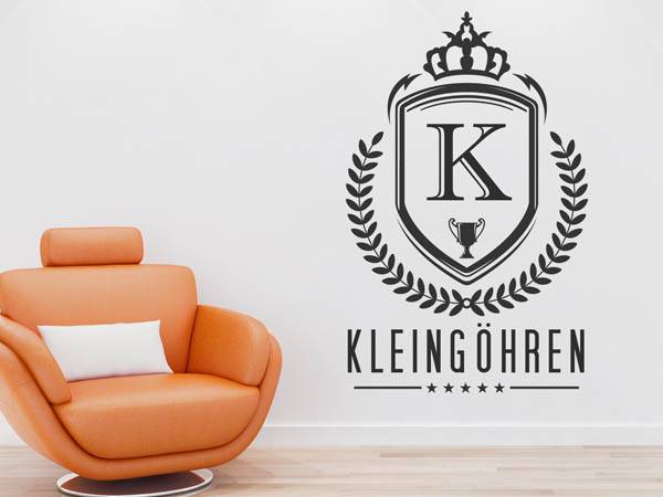 Wandtattoo Kleingöhren Wappen