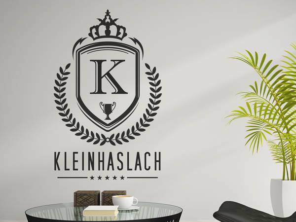 Wandtattoo Kleinhaslach Wappen
