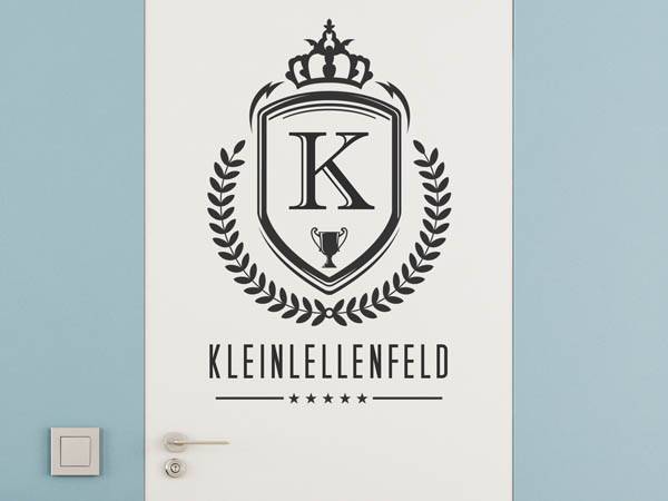 Wandtattoo Kleinlellenfeld Wappen