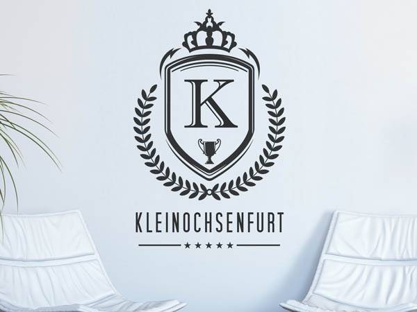 Wandtattoo Kleinochsenfurt Wappen