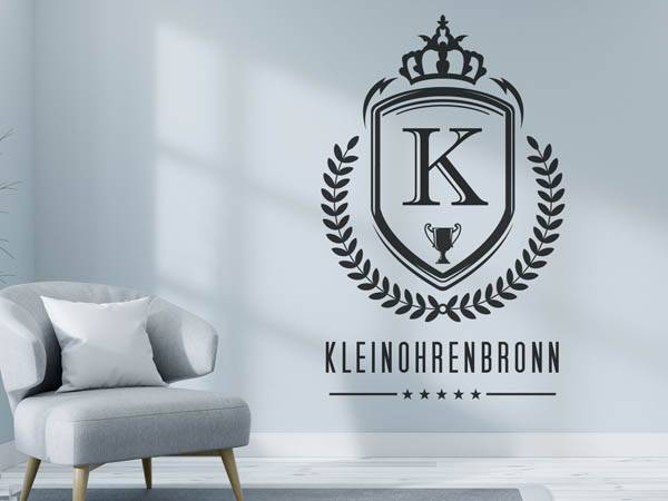 Wandtattoo Kleinohrenbronn Wappen