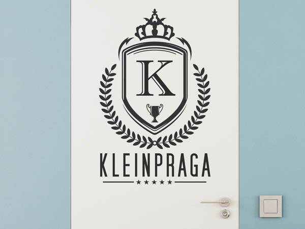 Wandtattoo Kleinpraga Wappen