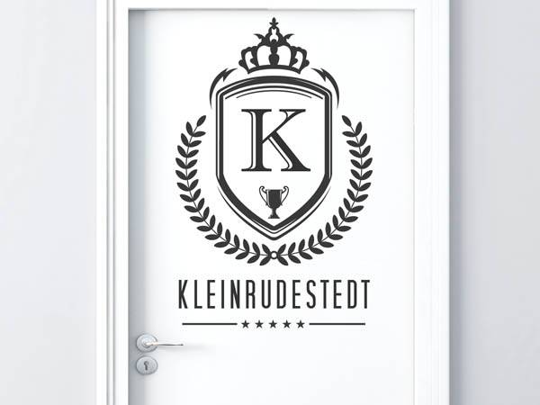 Wandtattoo Kleinrudestedt Wappen