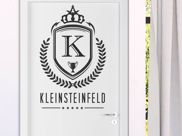 Wandtattoo Kleinsteinfeld Wappen