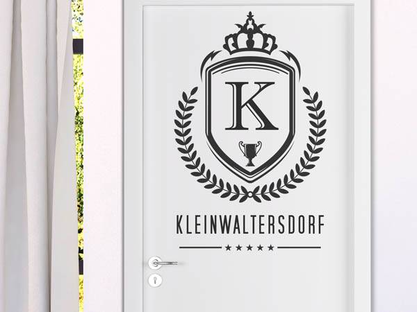Wandtattoo Kleinwaltersdorf Wappen