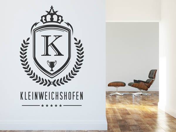 Wandtattoo Kleinweichshofen Wappen