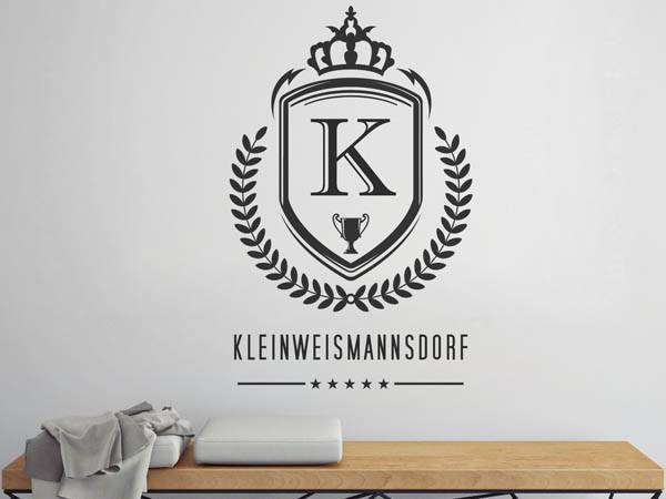 Wandtattoo Kleinweismannsdorf Wappen