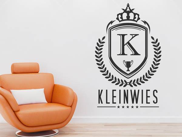 Wandtattoo Kleinwies Wappen