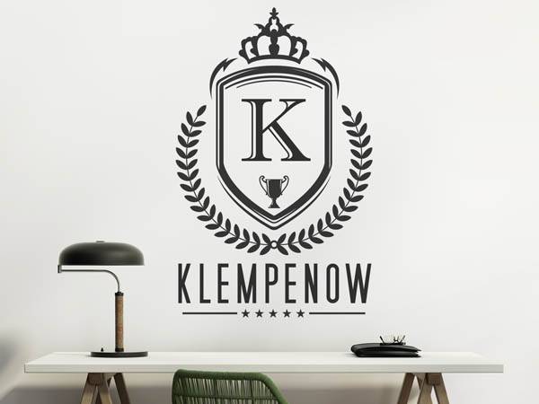 Wandtattoo Klempenow Wappen