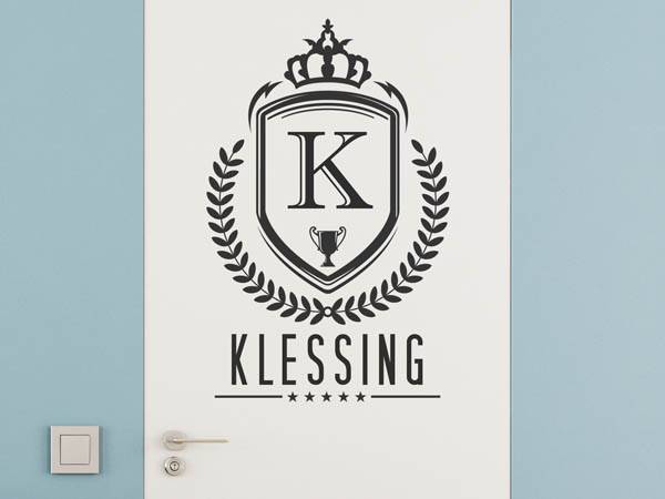 Wandtattoo Klessing Wappen