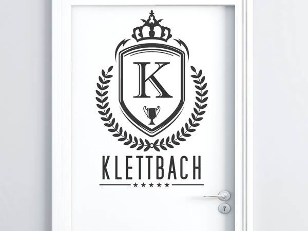 Wandtattoo Klettbach Wappen