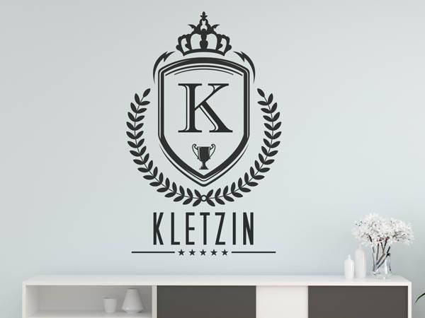Wandtattoo Kletzin Wappen