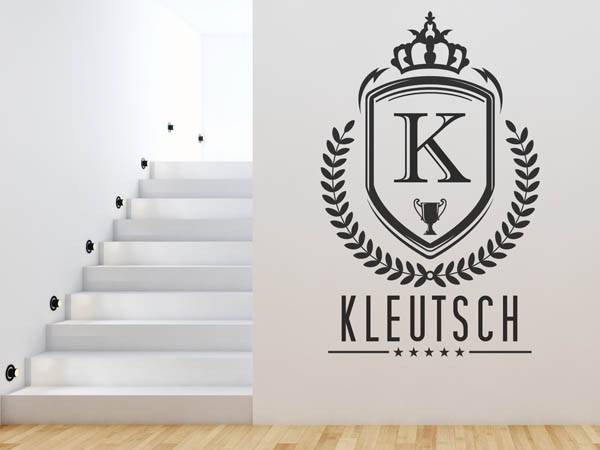 Wandtattoo Kleutsch Wappen