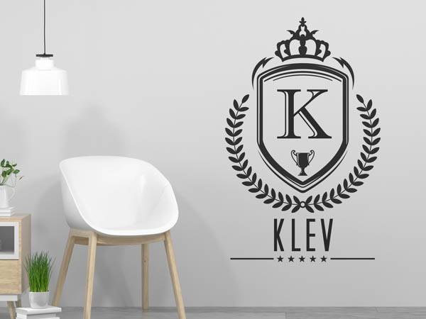 Wandtattoo Klev Wappen
