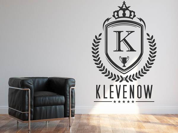 Wandtattoo Klevenow Wappen
