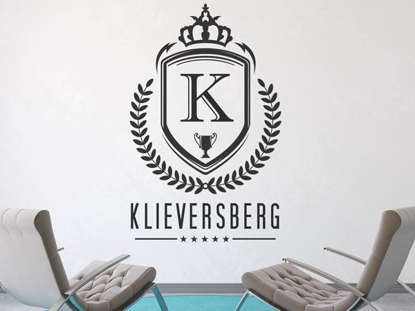 Wandtattoo Klieversberg Wappen