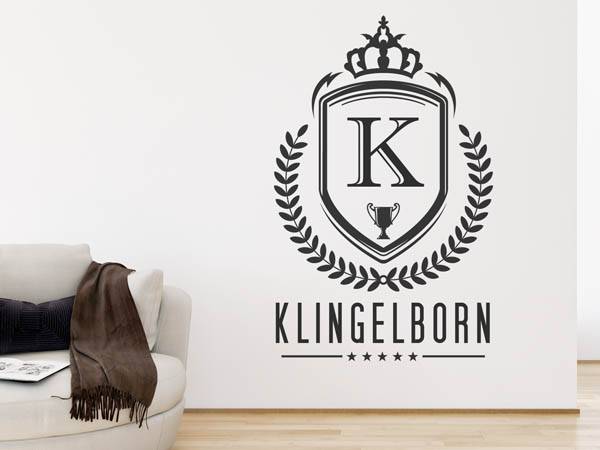 Wandtattoo Klingelborn Wappen