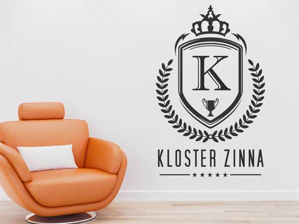 Wandtattoo Kloster Zinna Wappen
