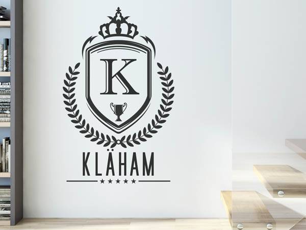 Wandtattoo Kläham Wappen