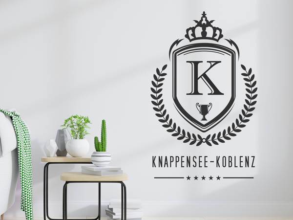 Wandtattoo Knappensee-Koblenz Wappen