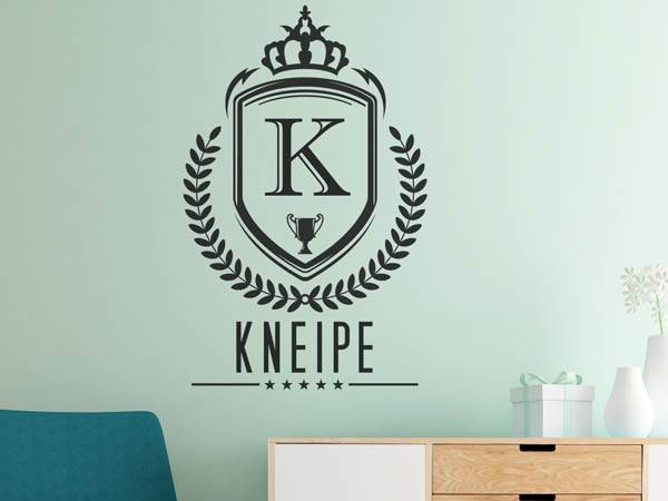 Wandtattoo Kneipe Wappen