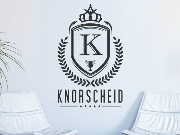 Wandtattoo Knorscheid Wappen
