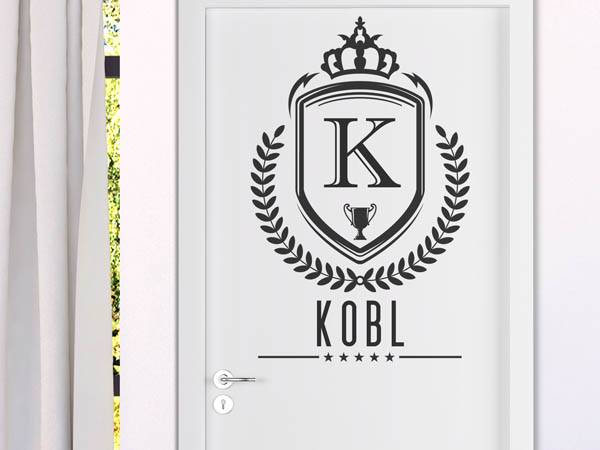 Wandtattoo Kobl Wappen