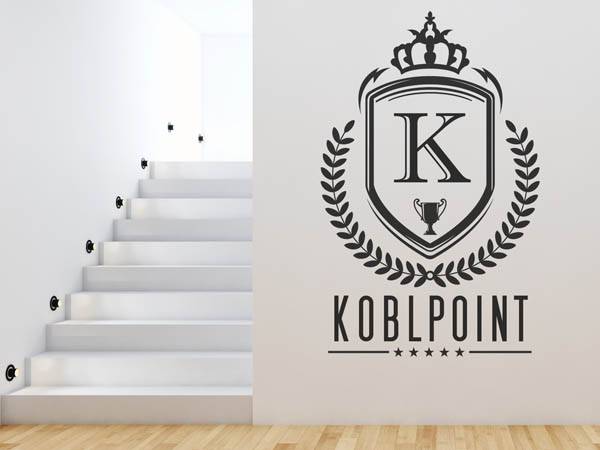 Wandtattoo Koblpoint Wappen