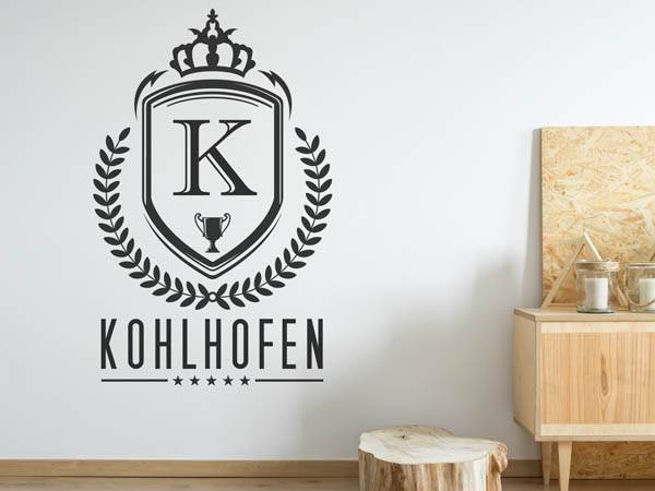 Wandtattoo Kohlhofen Wappen