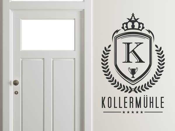 Wandtattoo Kollermühle Wappen