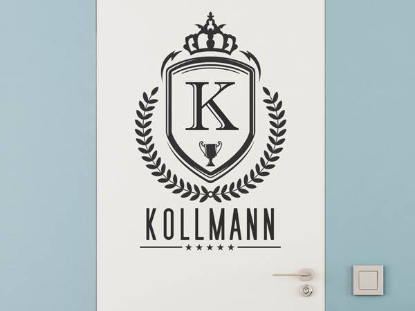 Wandtattoo Kollmann Wappen