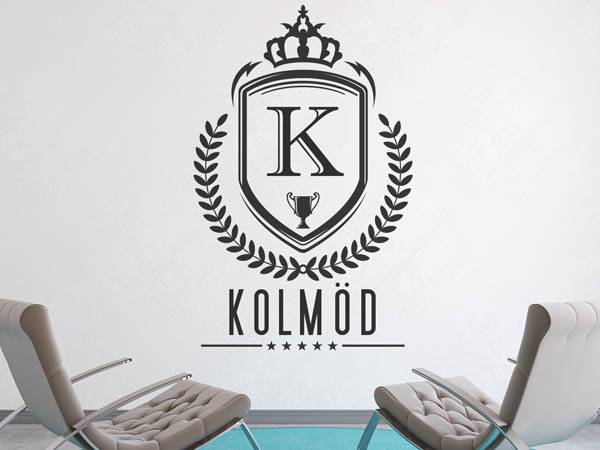 Wandtattoo Kolmöd Wappen