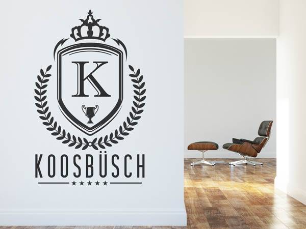 Wandtattoo Koosbüsch Wappen