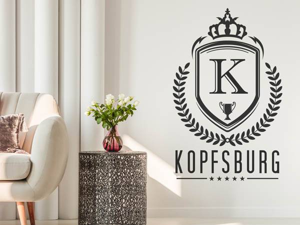 Wandtattoo Kopfsburg Wappen