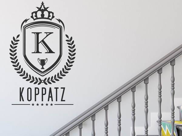 Wandtattoo Koppatz Wappen