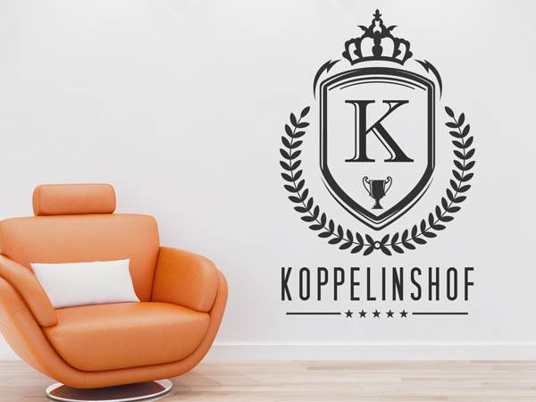 Wandtattoo Koppelinshof Wappen