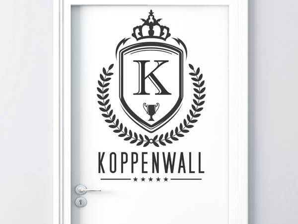 Wandtattoo Koppenwall Wappen