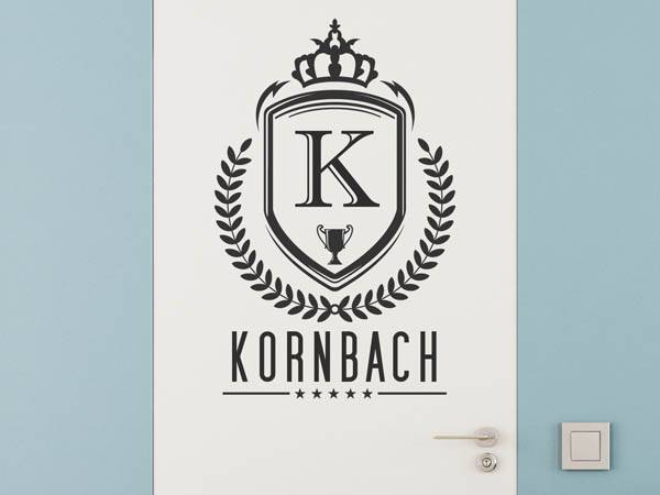 Wandtattoo Kornbach Wappen
