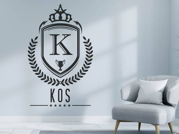 Wandtattoo Kos Wappen