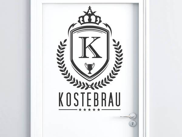 Wandtattoo Kostebrau Wappen