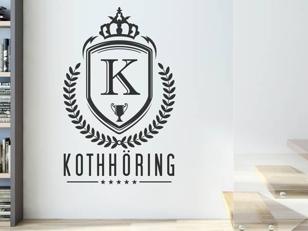 Wandtattoo Kothhöring Wappen