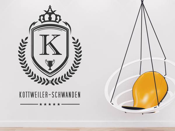 Wandtattoo Kottweiler-Schwanden Wappen