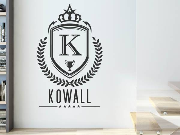 Wandtattoo Kowall Wappen