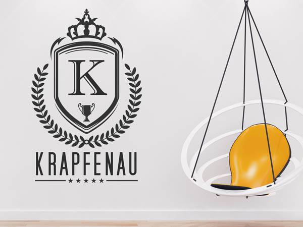 Wandtattoo Krapfenau Wappen