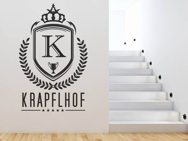 Wandtattoo Krapflhof Wappen