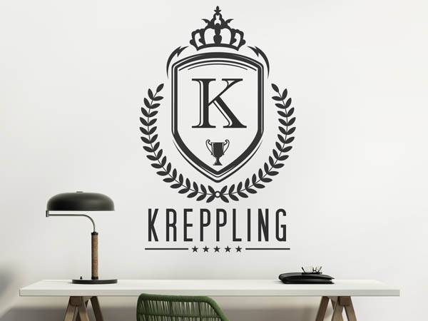 Wandtattoo Kreppling Wappen