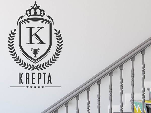 Wandtattoo Krepta Wappen